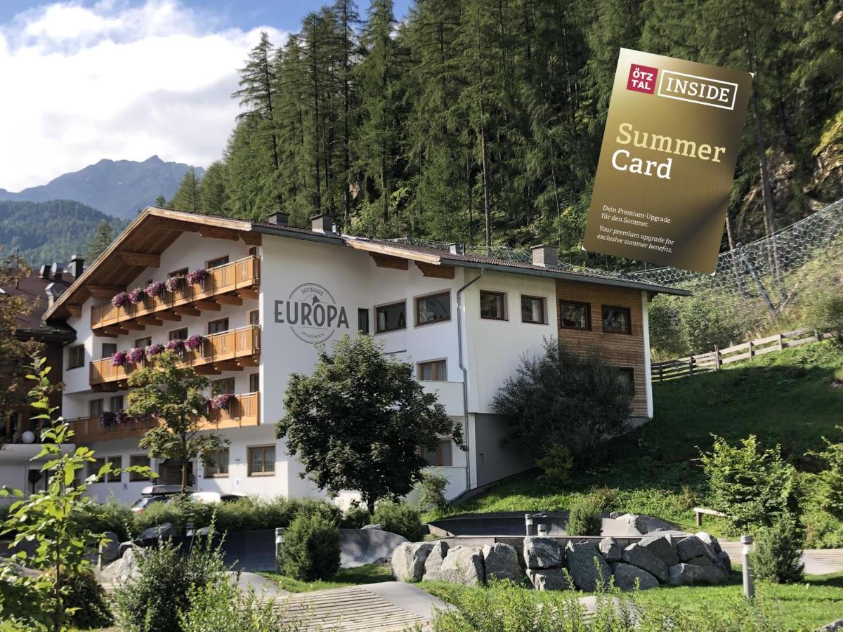 Gaestehaus Europa Sölden Eksteriør bilde